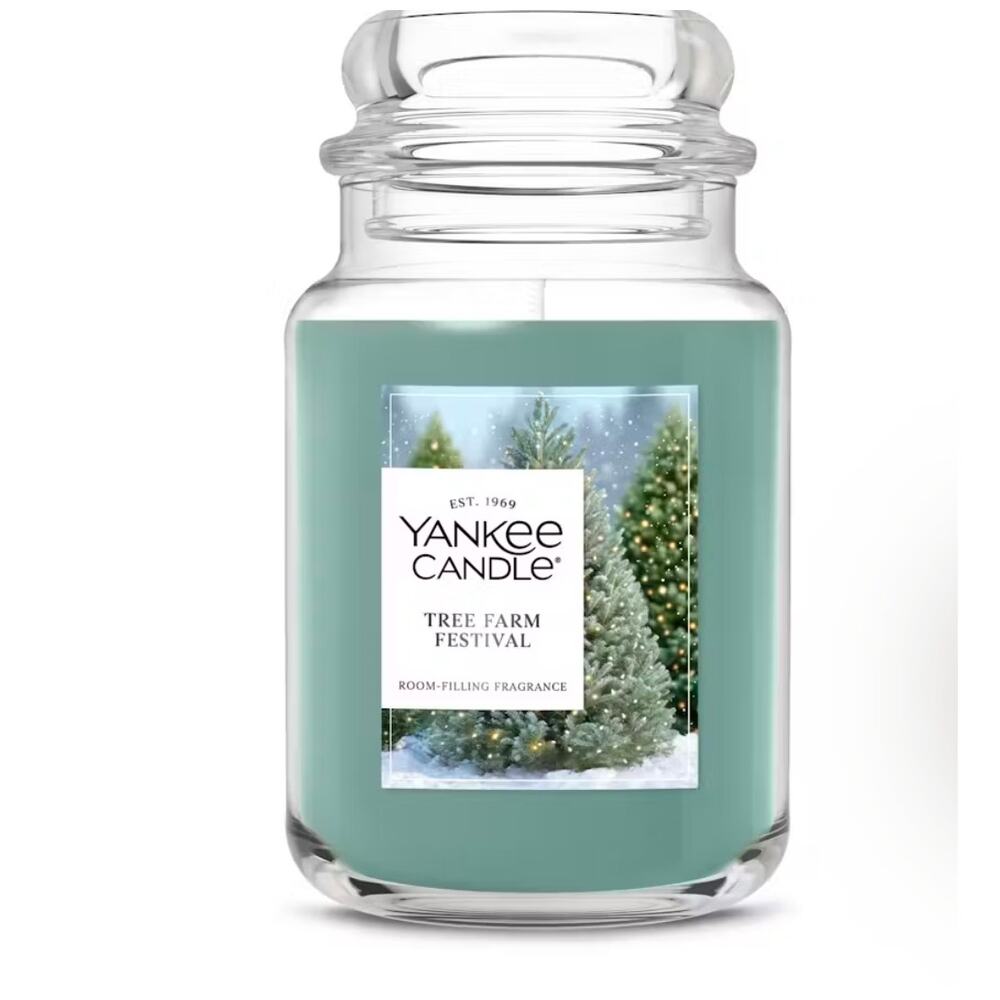 Yankee Candle Large Jar Candle-Tree Farm Festival (22 oz)‎
